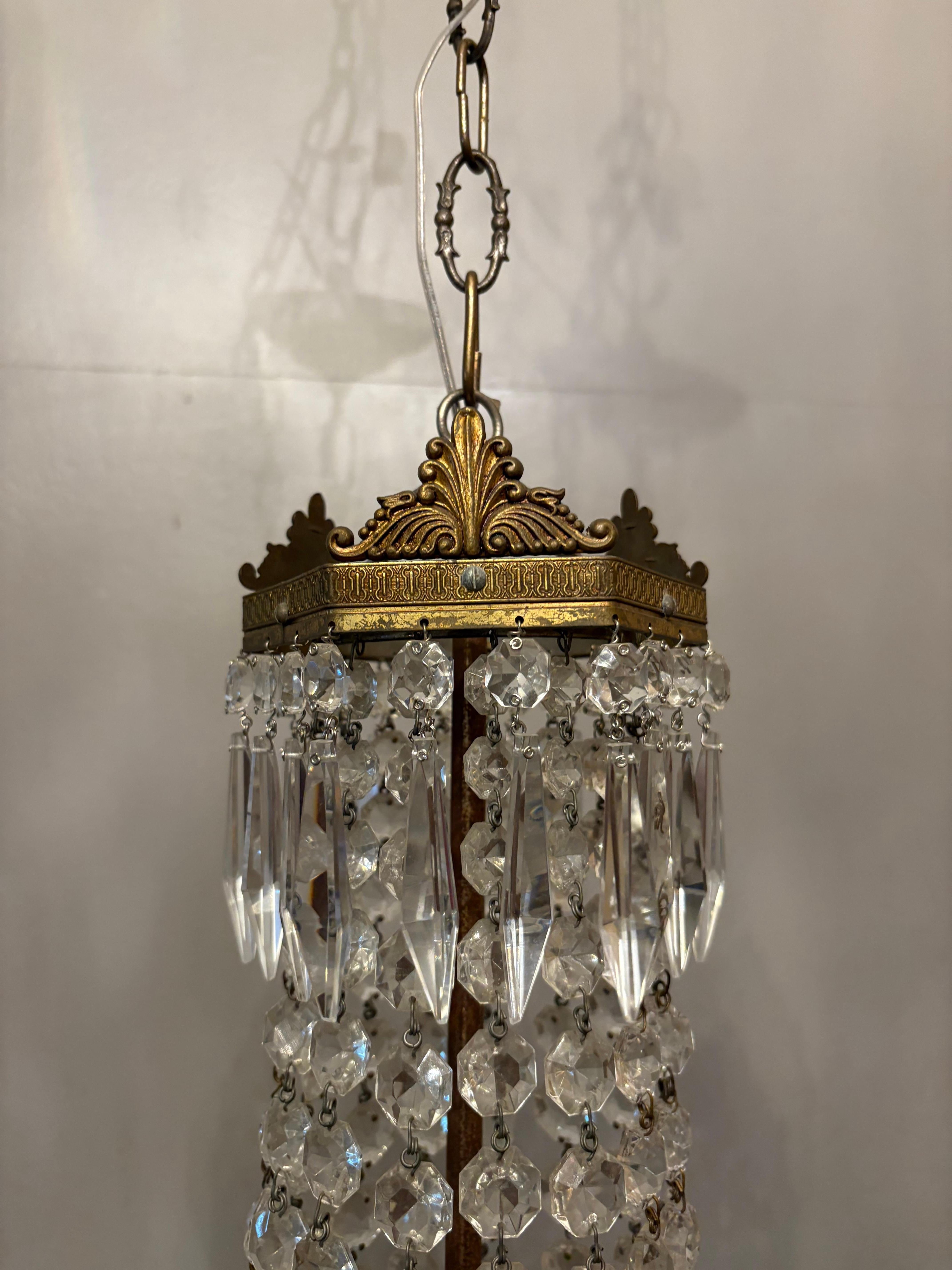 Lampadario italiano in stile impero In condizioni buone in vendita a Los Angeles, CA