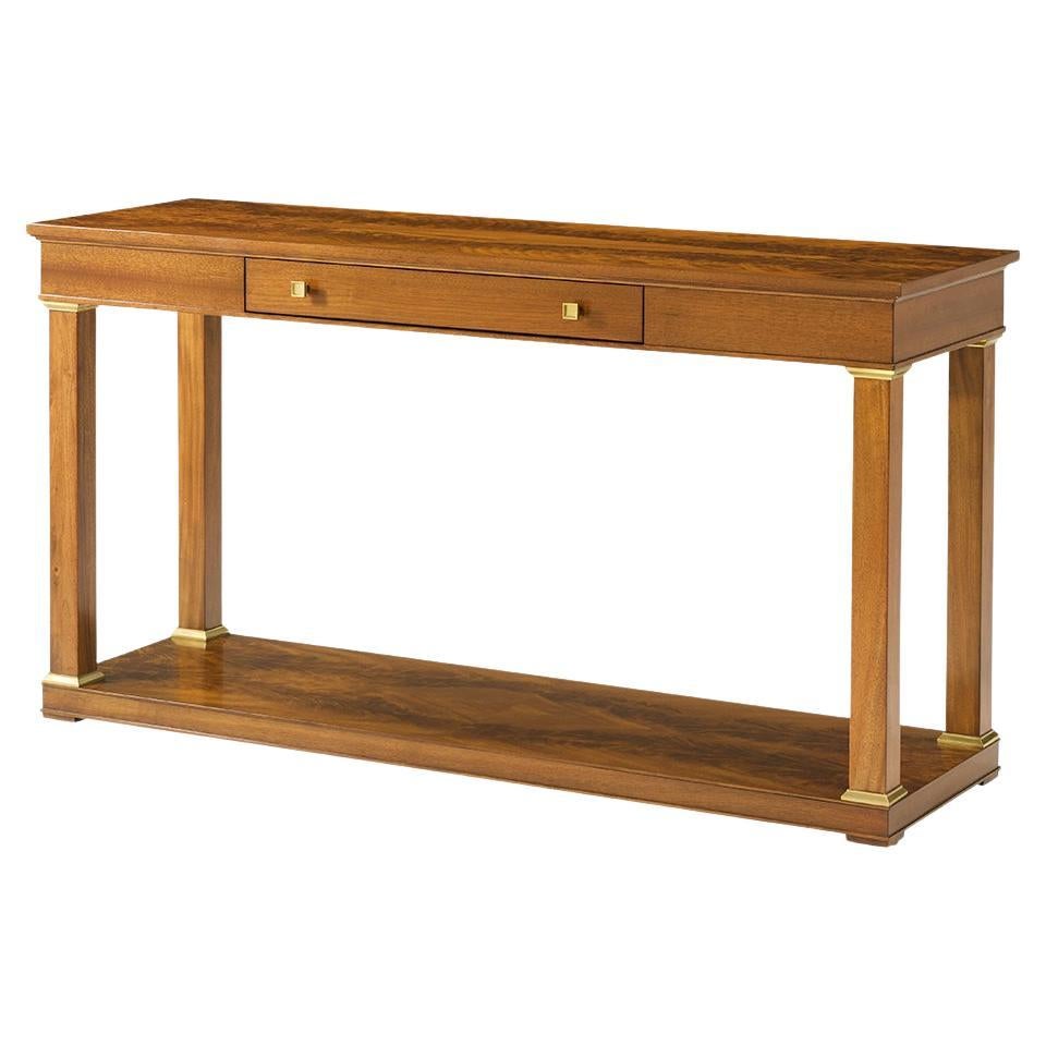 Italian Empire Style Console Table For Sale