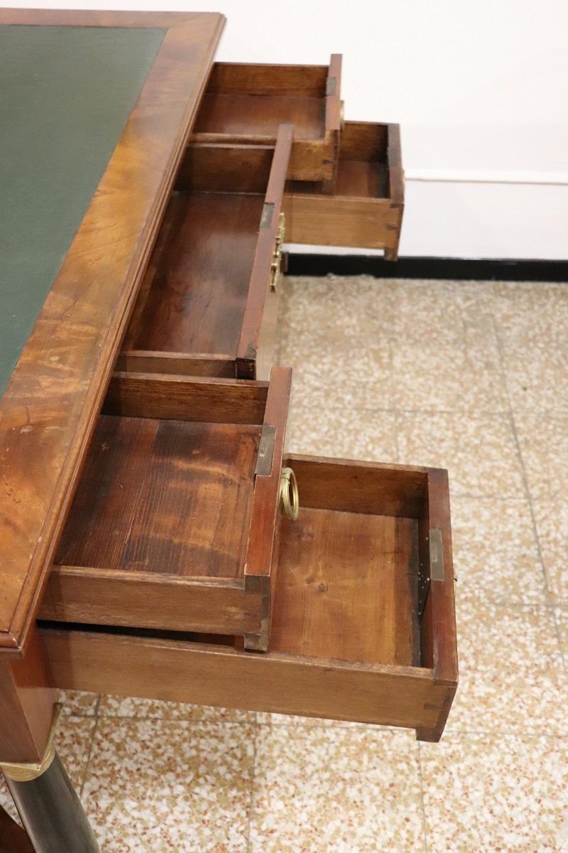 Italian Empire Style Elegant Writing Desk en vente 4