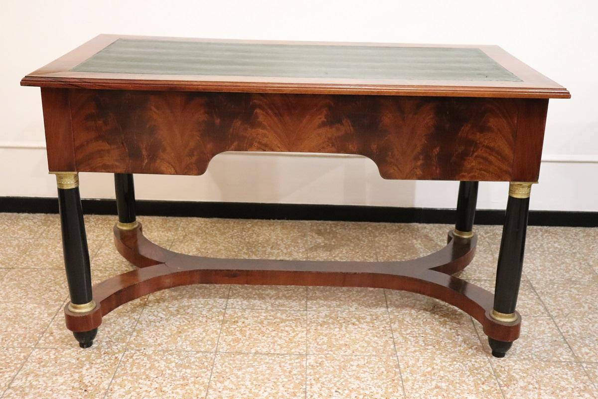 Italian Empire Style Elegant Writing Desk en vente 9