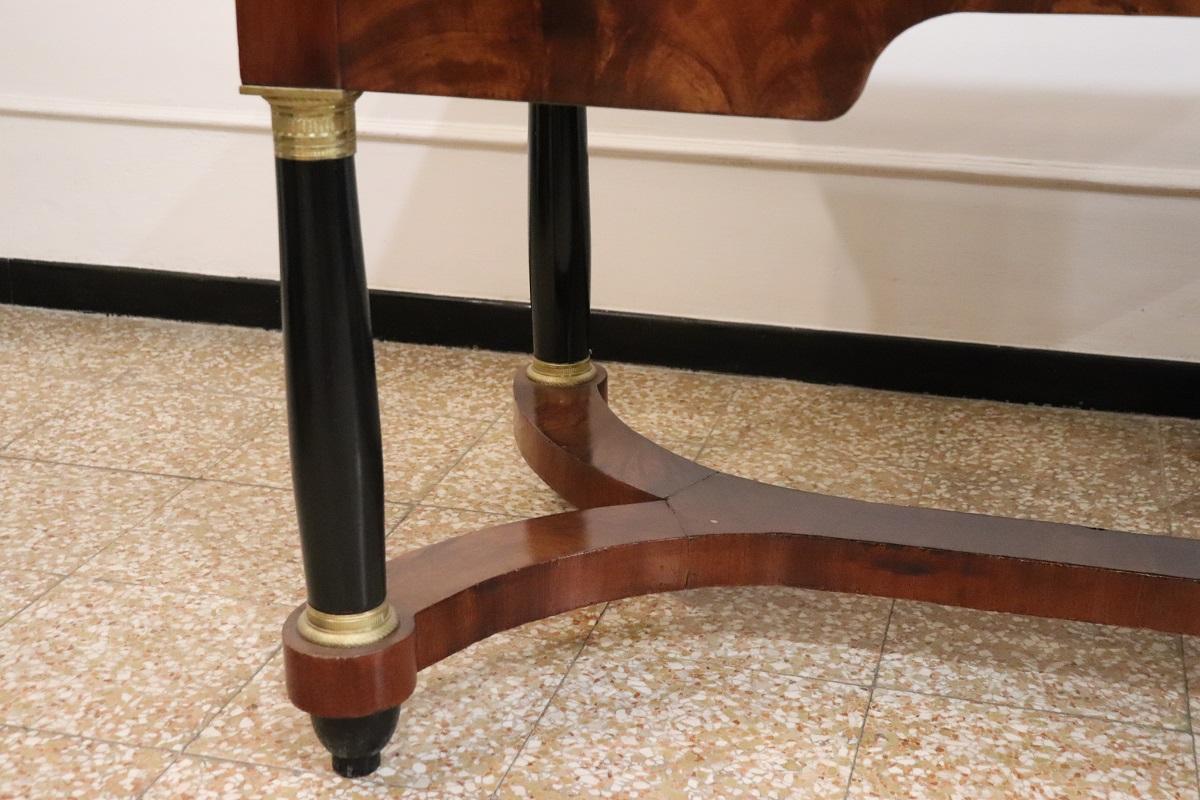 Italian Empire Style Elegant Writing Desk en vente 10