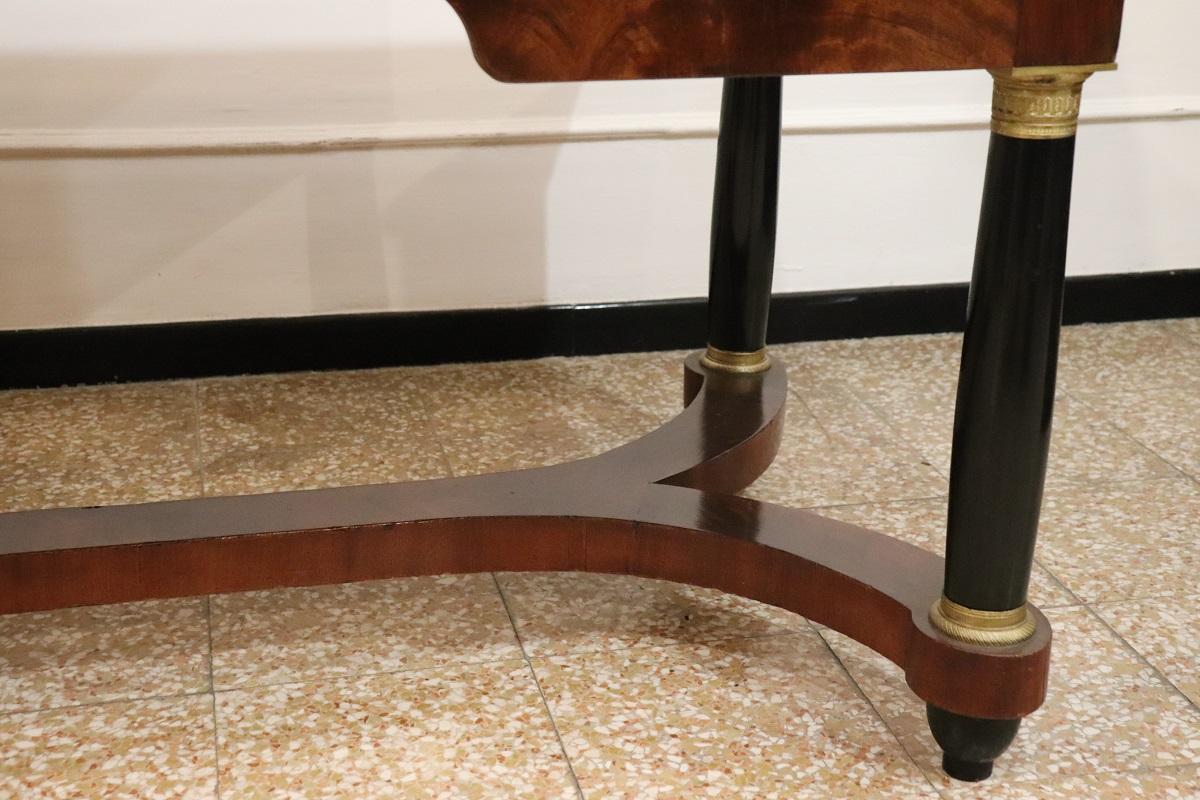 Italian Empire Style Elegant Writing Desk en vente 11