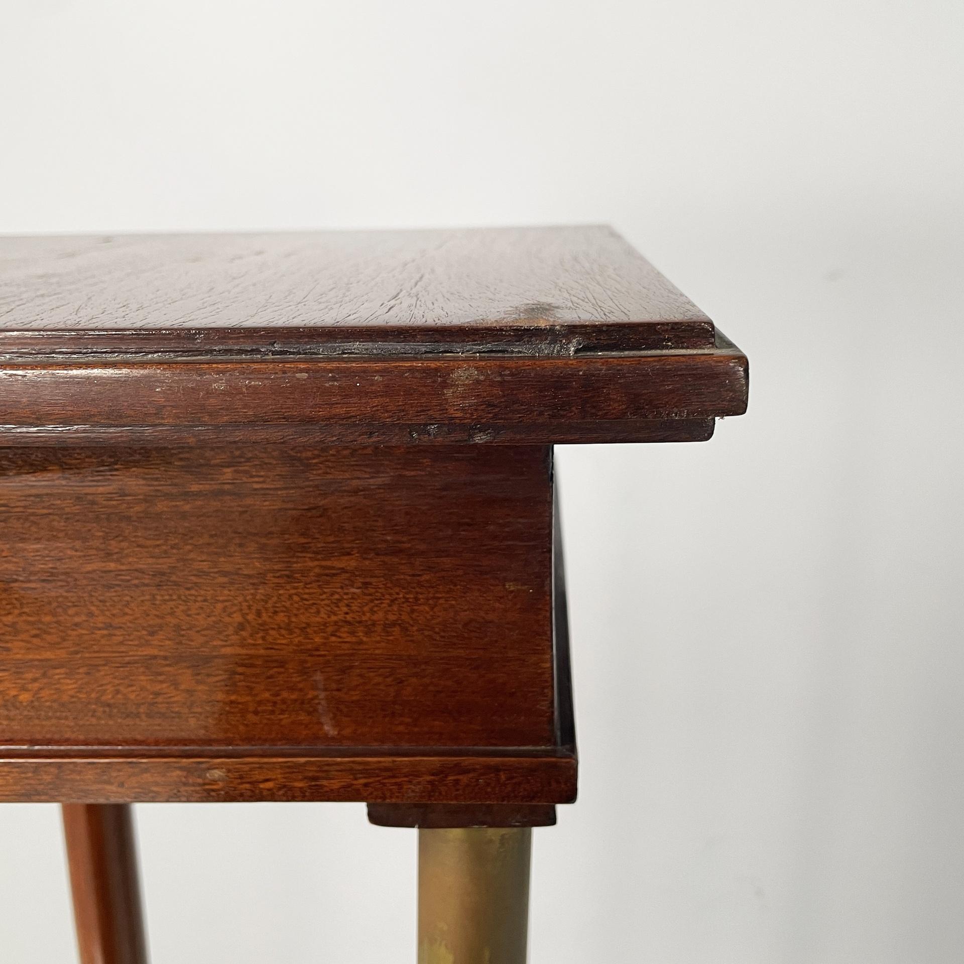 Italian Empire style pedestal in wood and brass, mid 1800s in vendita 4