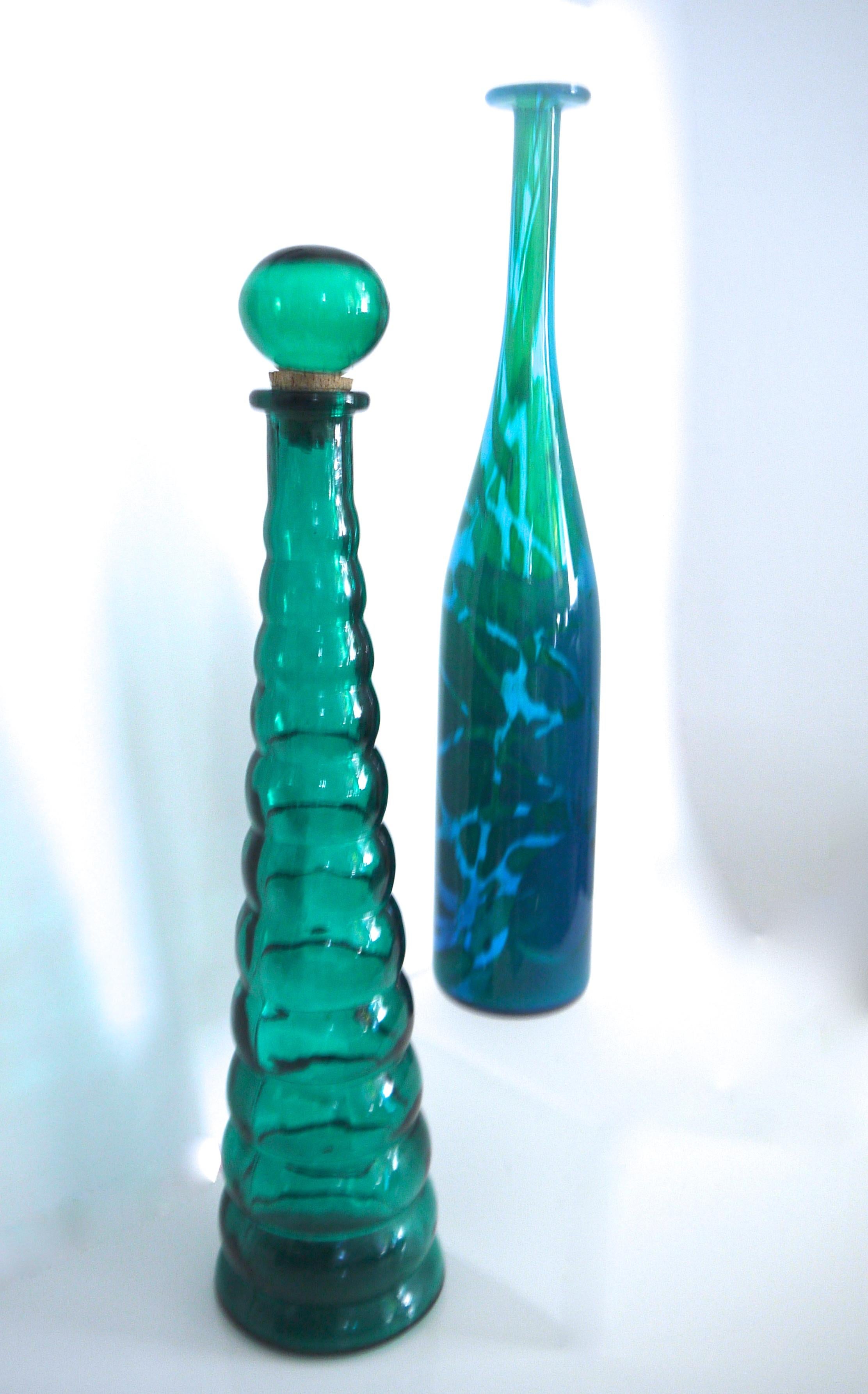 glass bottle sculpture