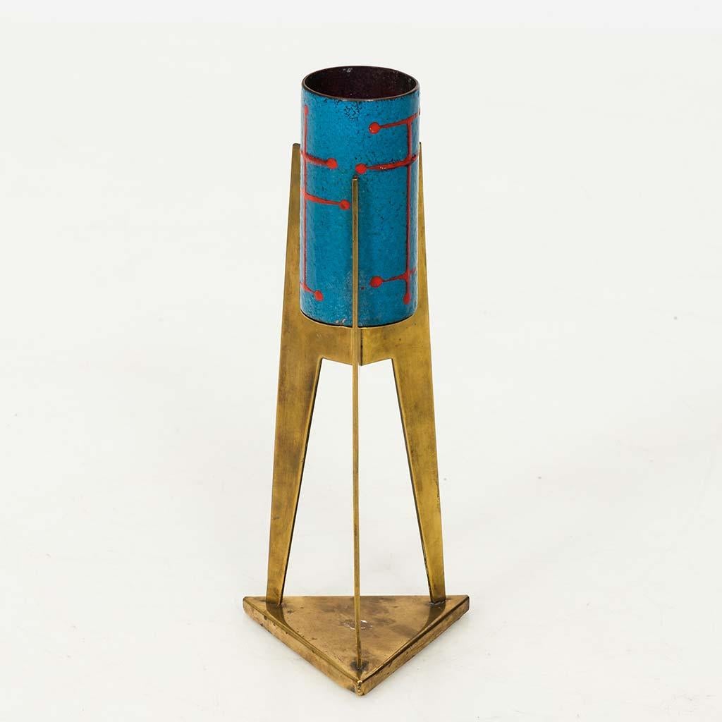 Mid-Century Modern Votifs italiens en émail en vente