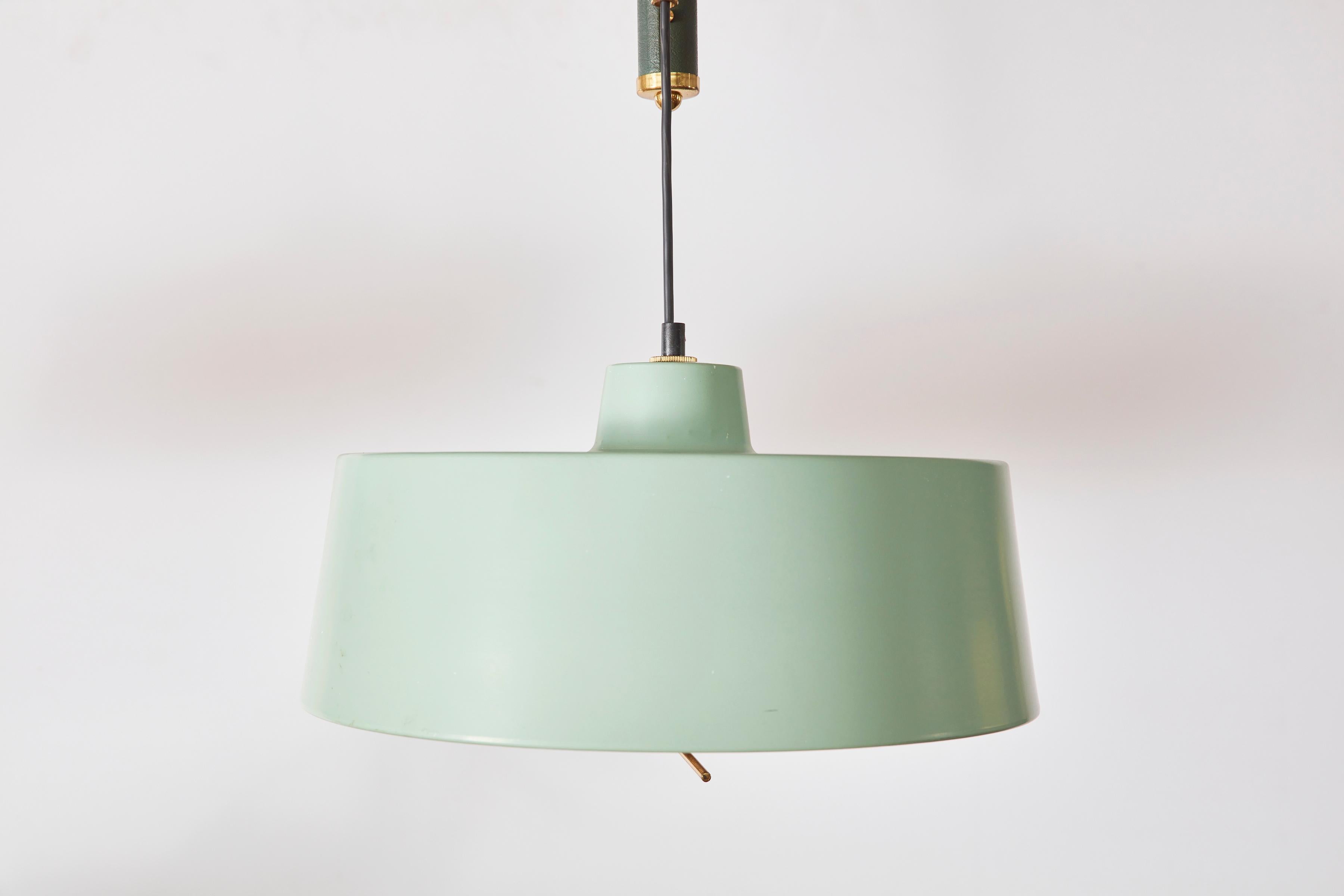 Italian Enameled Counterbalance Pendant In Good Condition For Sale In Beverly Hills, CA