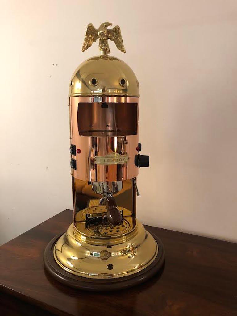 Italian Espresso Coffee Machine and Grinder, from Elektra Model “Belle Époque” at 1stDibs
