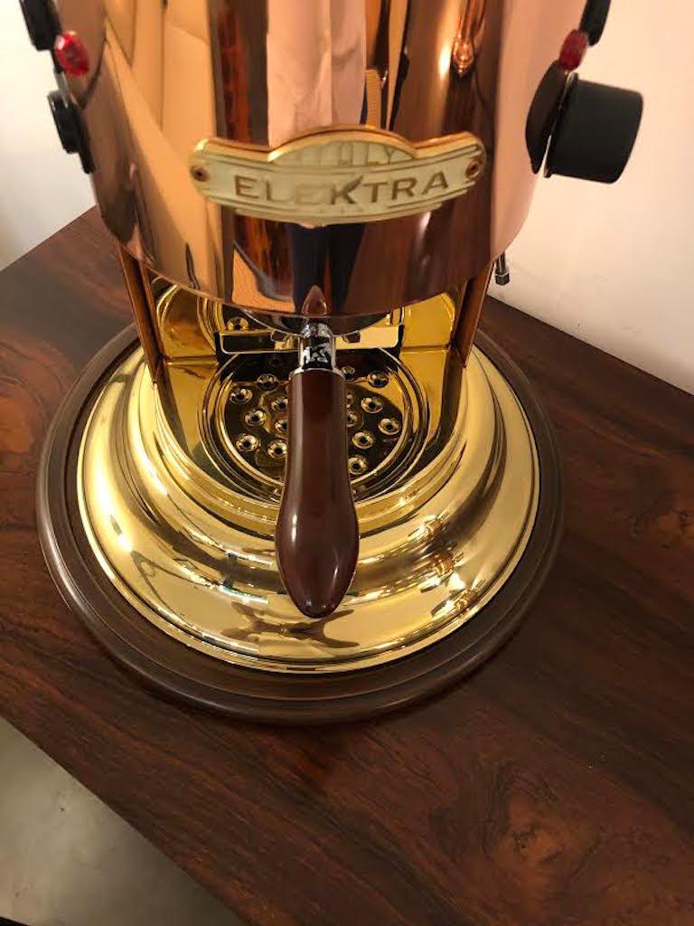 Italian Espresso Coffee Machine and Grinder, from Elektra Model “Belle Époque” at 1stDibs