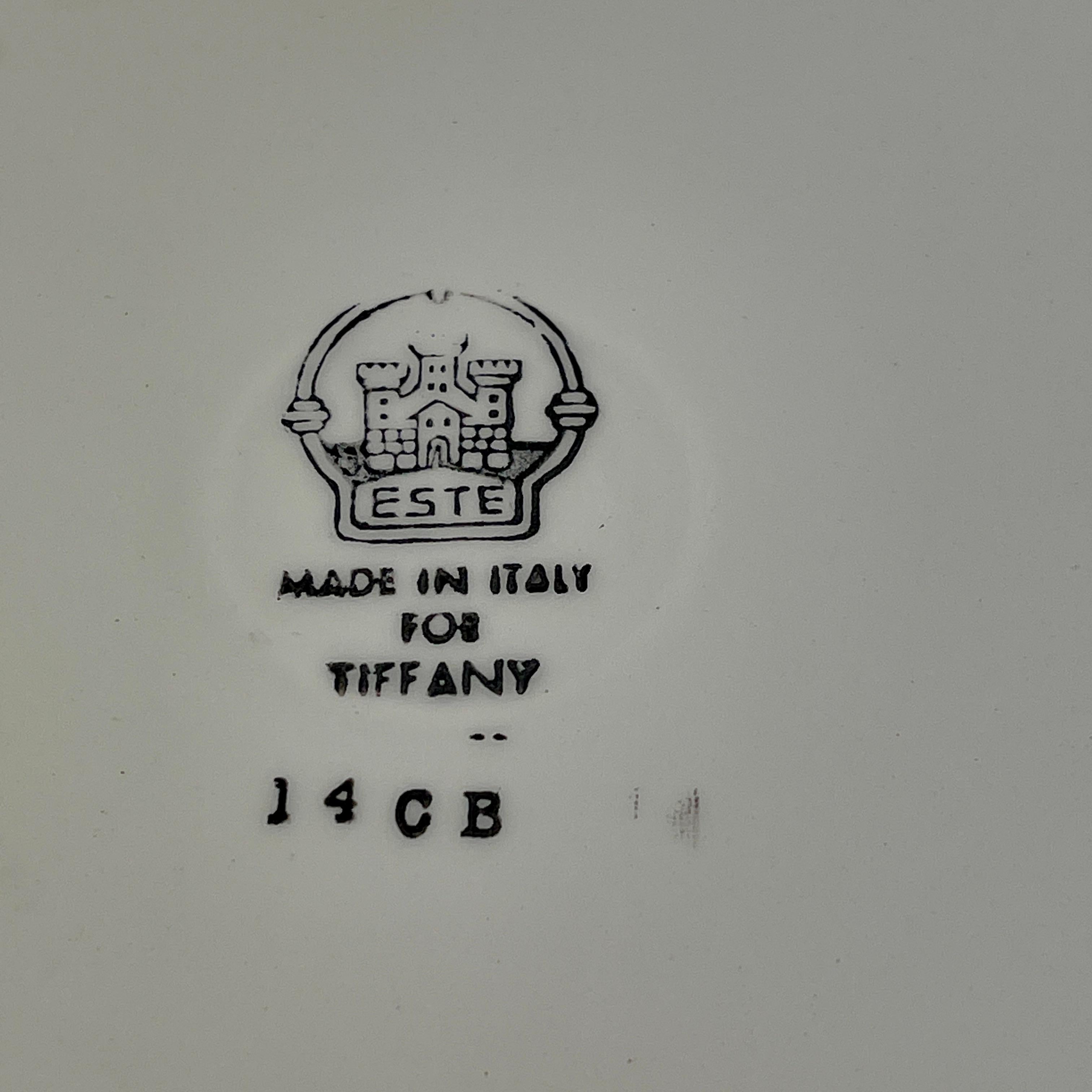 Italian Este Ceramiche for Tiffany & Co. Trompe l’Oeil Apples Faïence Wall Plate 3
