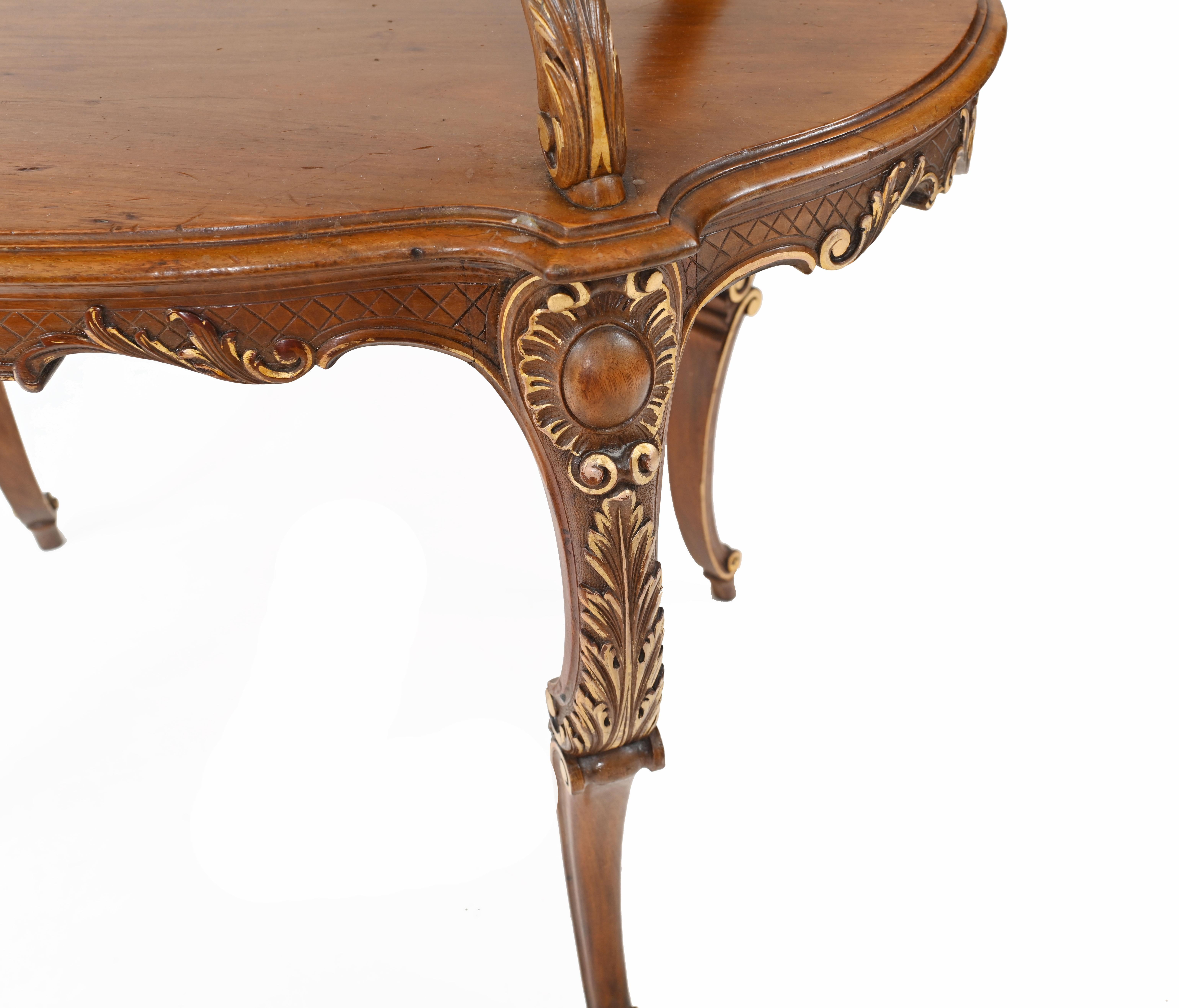 Table d'étagère italienne des tables à étages Antique Server 1930 Bon état - En vente à Potters Bar, GB