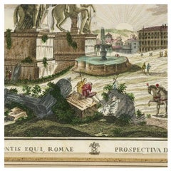 Italian Etching in Gilt Frame With Custom Matting