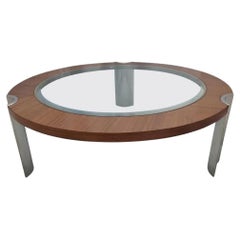 Vintage Italian Excelsior Contemporary Modern Coffee Table