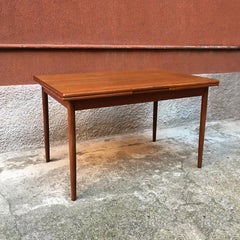 Italian Extendable Teak Dining Table, 1960