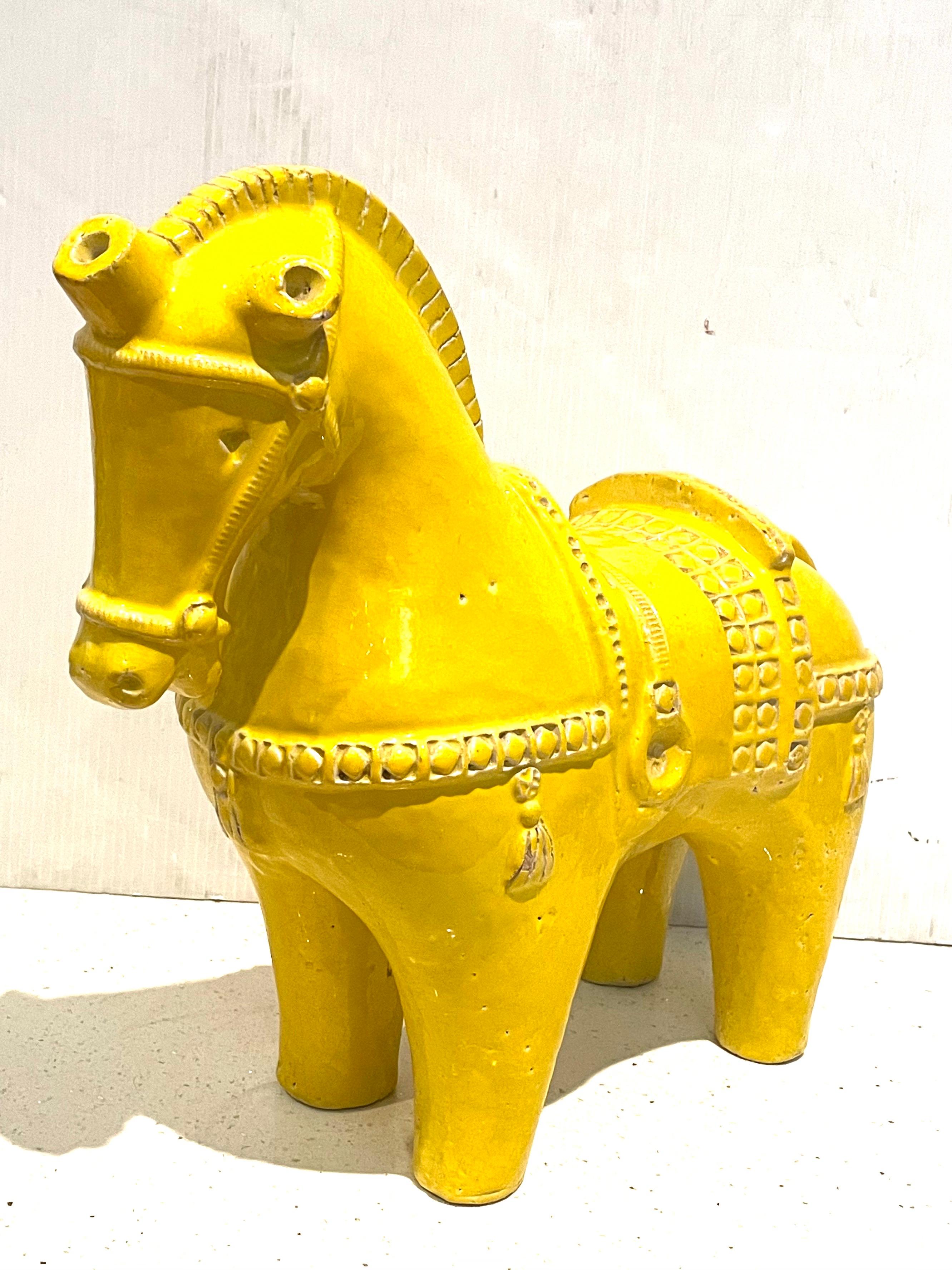 italian pottery horse