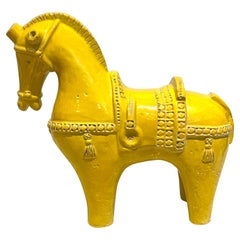 Italian Extra Large Bitossi Horse Ceramic Aldo Londi