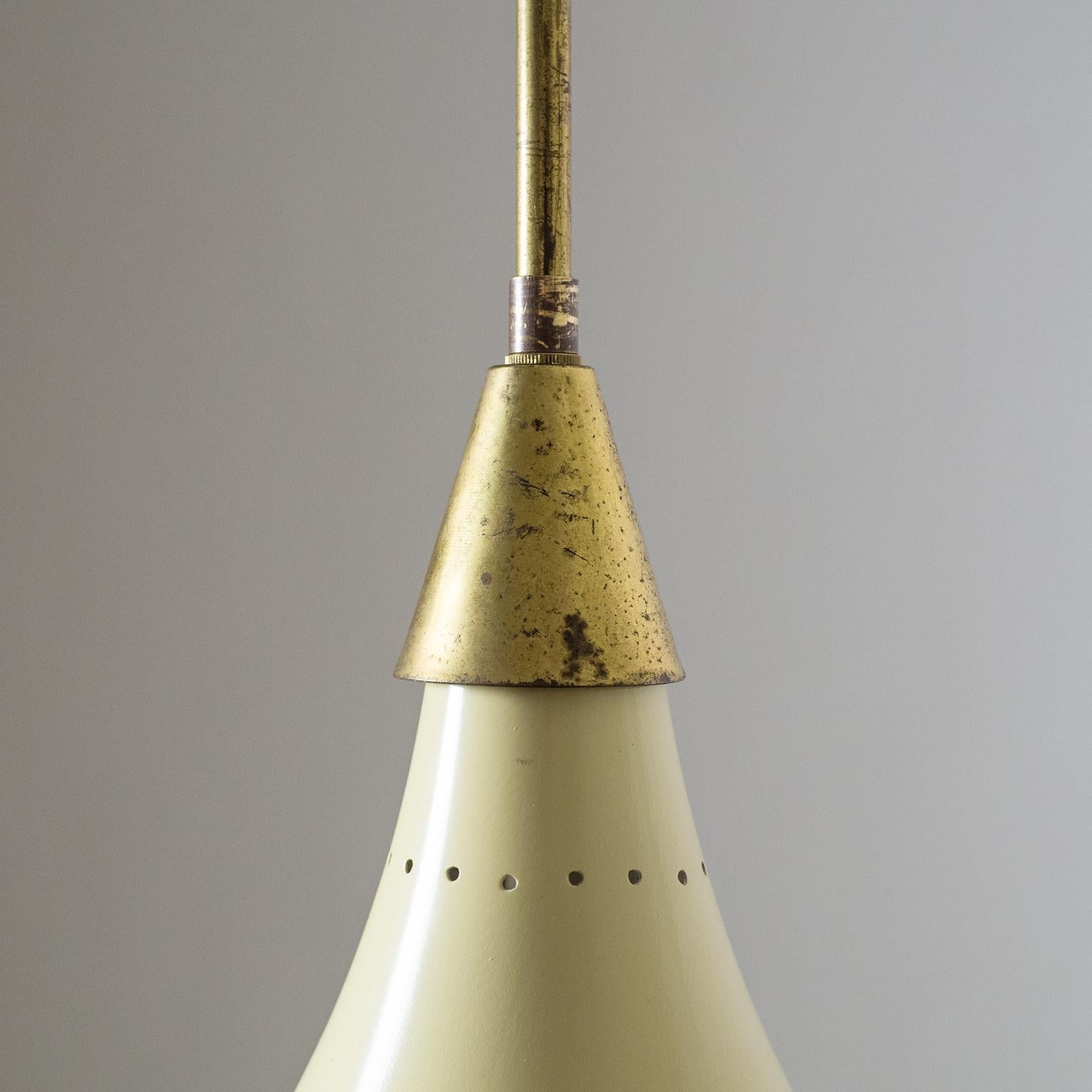 Italian Faceted Glass Chandelier, circa 1960 4