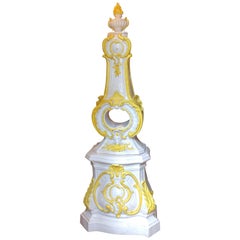 Italian Faience Chimney, 19th Century
