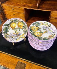 Platos laterales/de ensalada de loza italiana