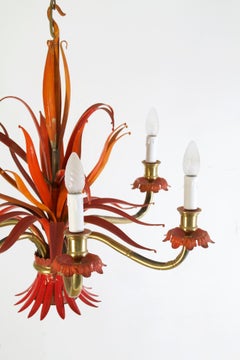 Italian Fantasy Bamboo Agave Ceiling Lamp