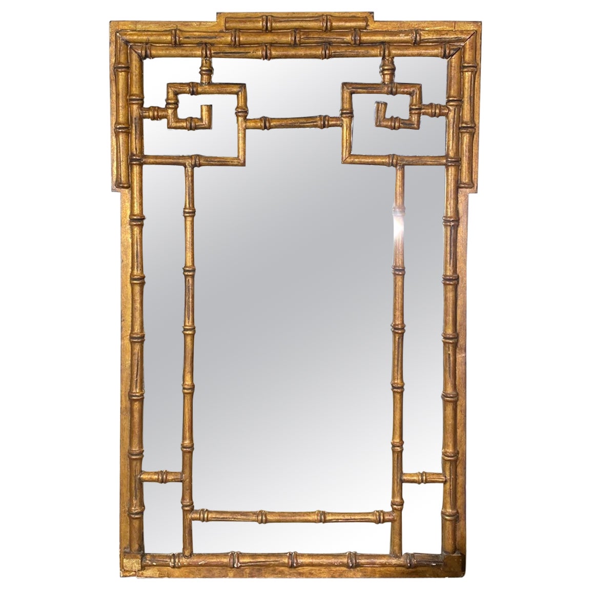 Italian Faux-Bamboo Mirror