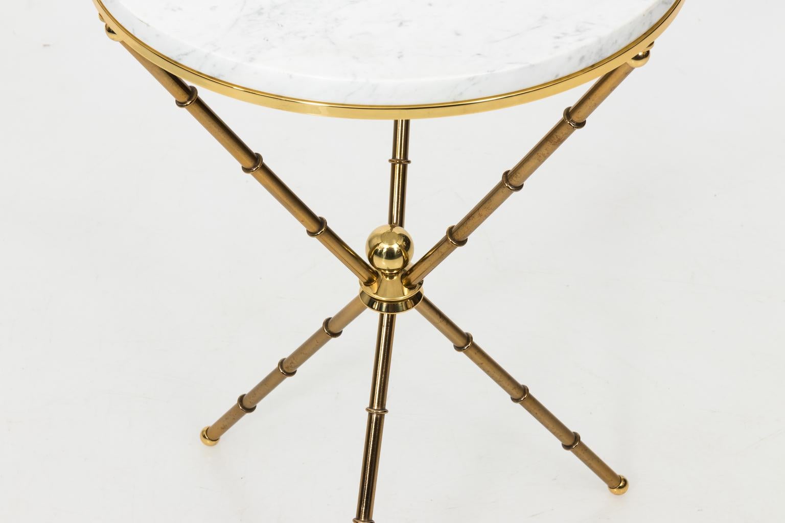 Italian Faux Bamboo Side Table 2