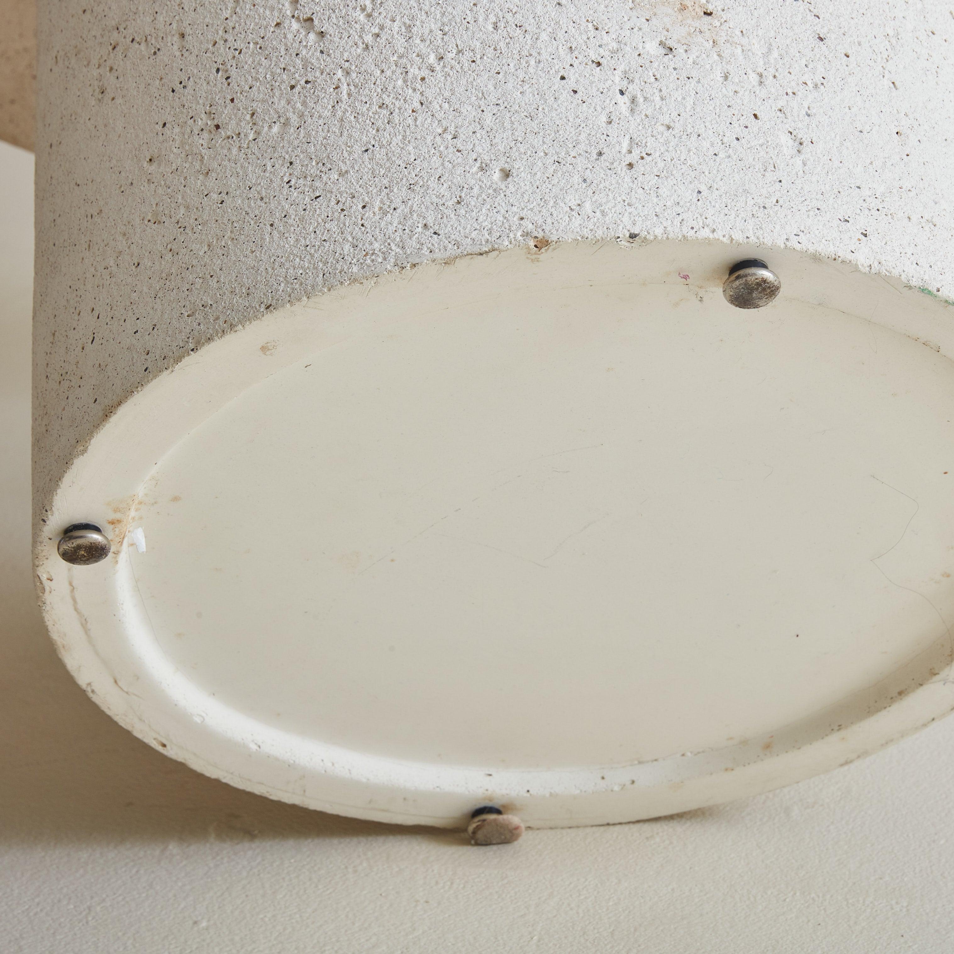 Table d'entrée ou de salle à manger italienne en fausse pierre, années 1980 en vente 5