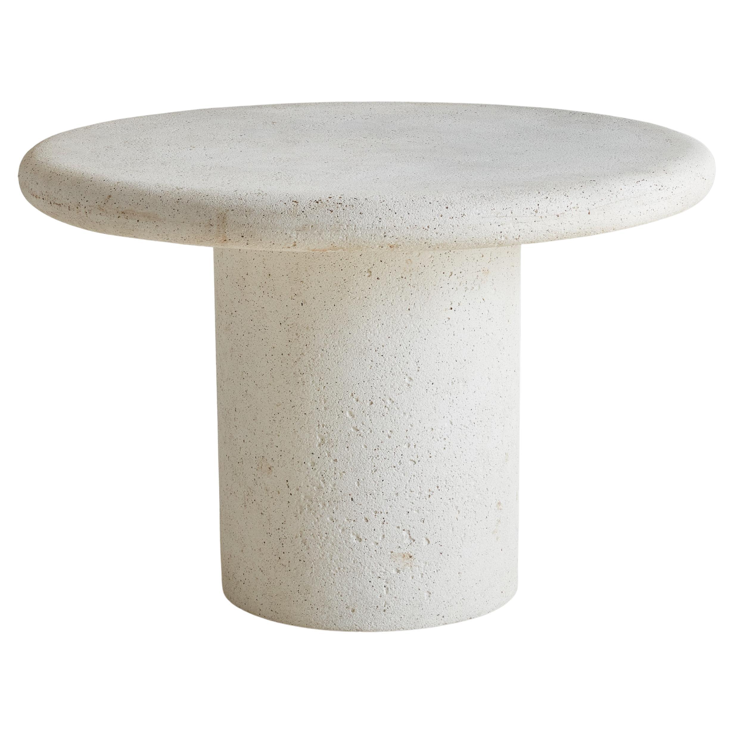Italian Faux Stone Entryway or Dining Table, 1980s
