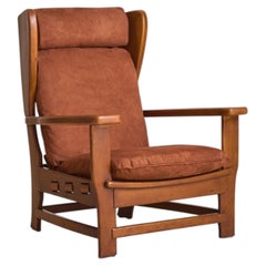 Italian Faux Suede Armchair Attributed to Percival Lafer, 1960s - 2 Available