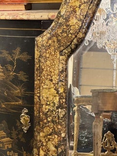 Italian Faux Tortoise Lacquered Mirror