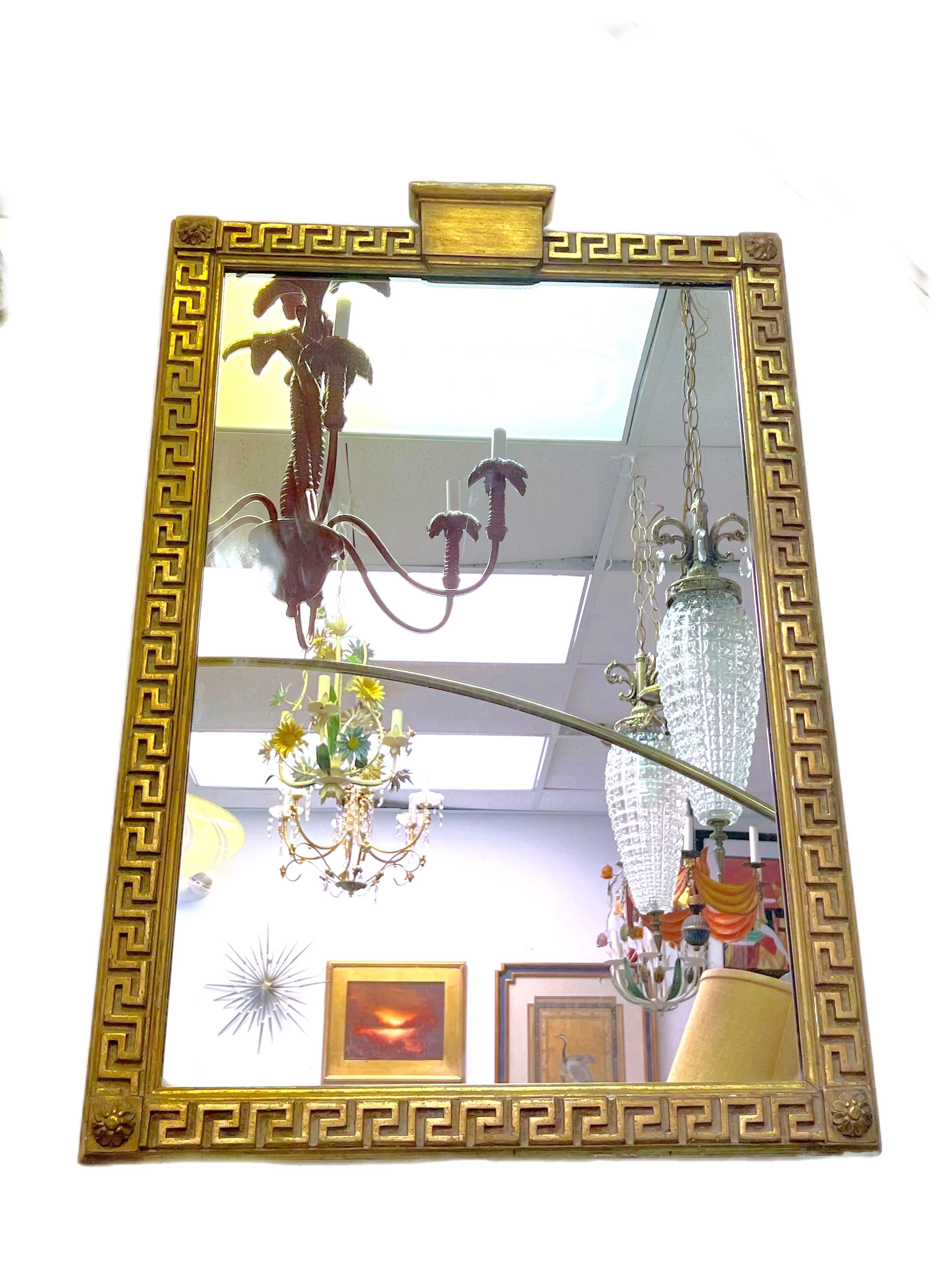 greek key mirror