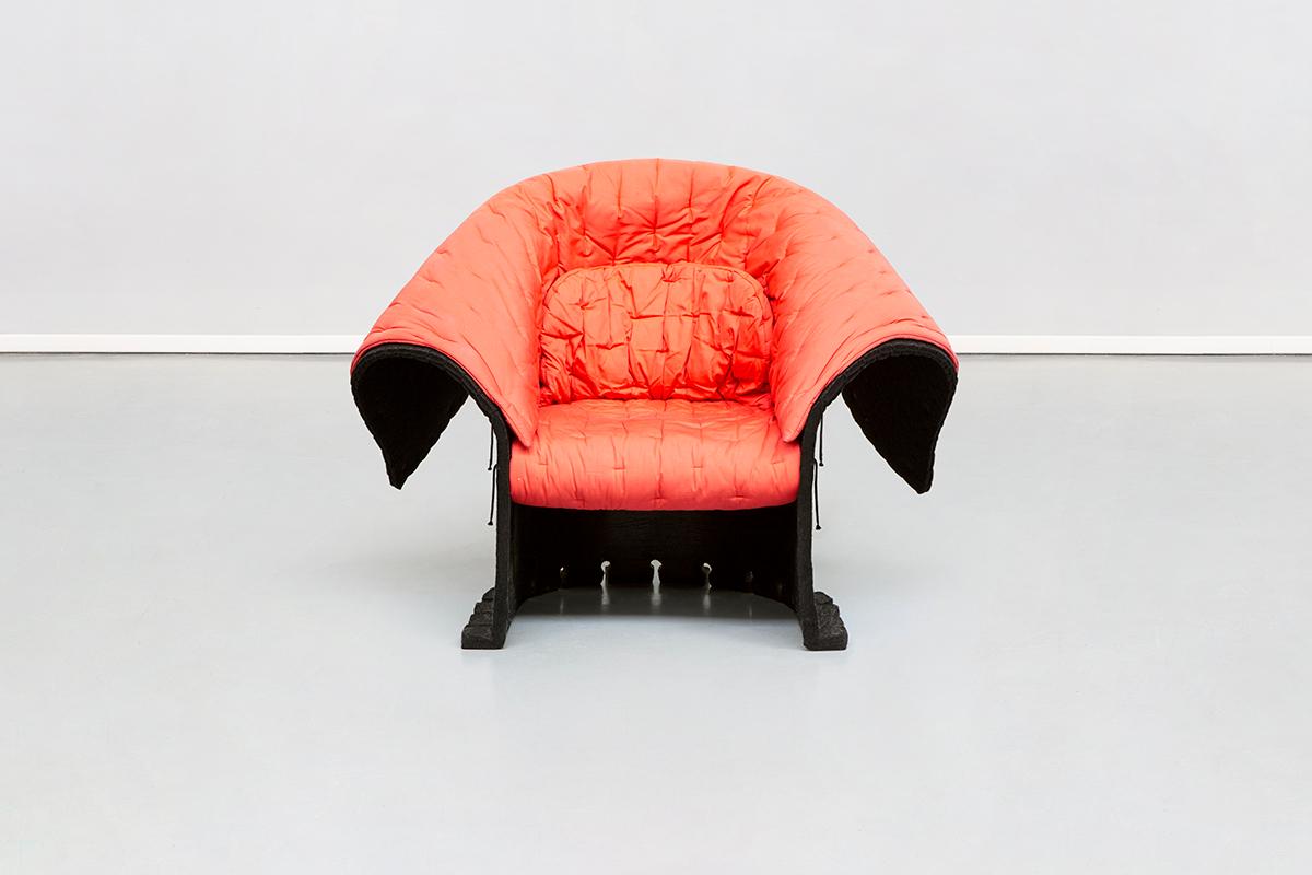 Italian Feltri armchair by Gaetano Pesce for Cassina, 1987
Feltri was born in 1987, in the Cassina Research Center, where Gaetano Pesce devoted himself to the project by studying a complex production technique patented by the company. The armchair,