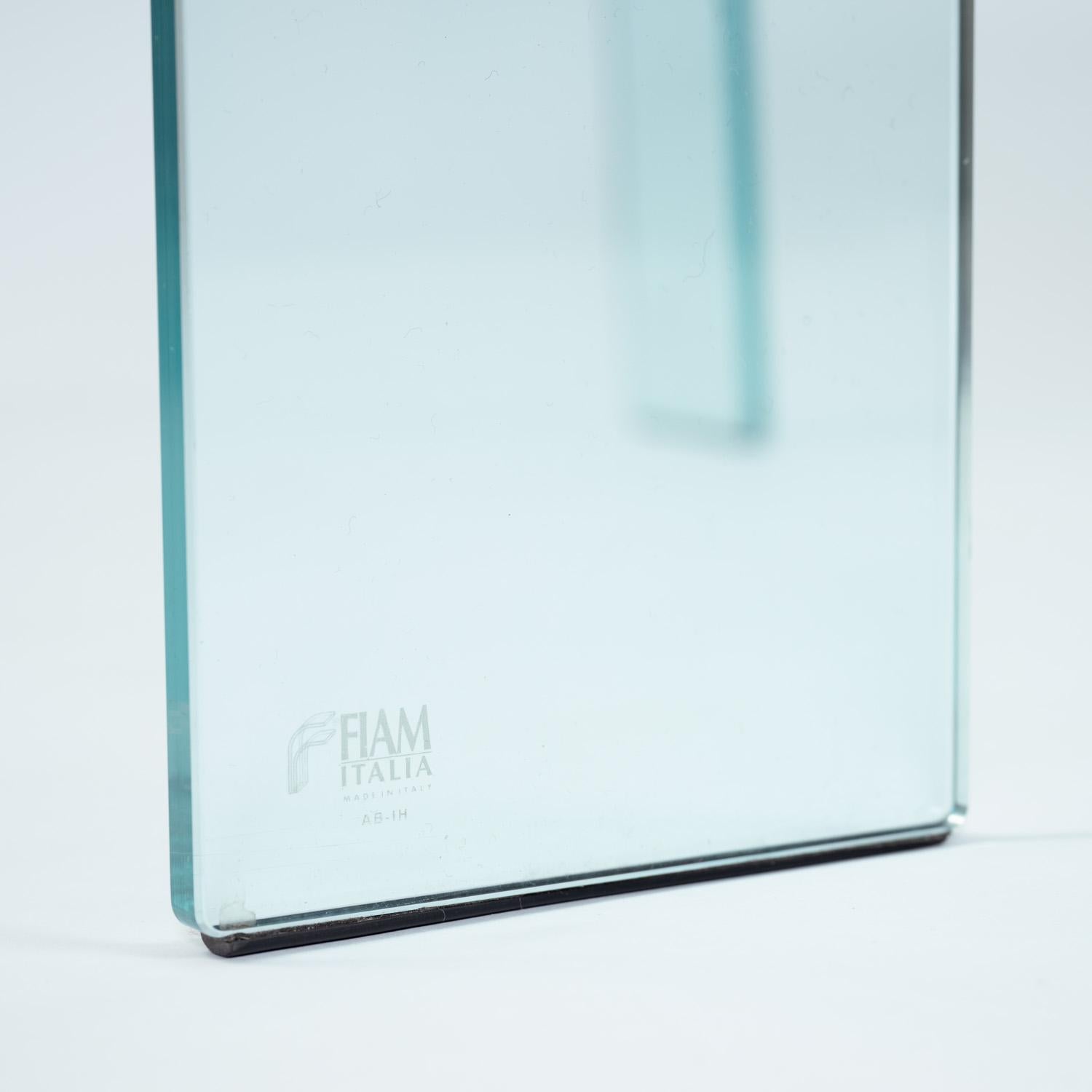 Italian Fiam bended glass Coffeetable by Hans Von Klier 1