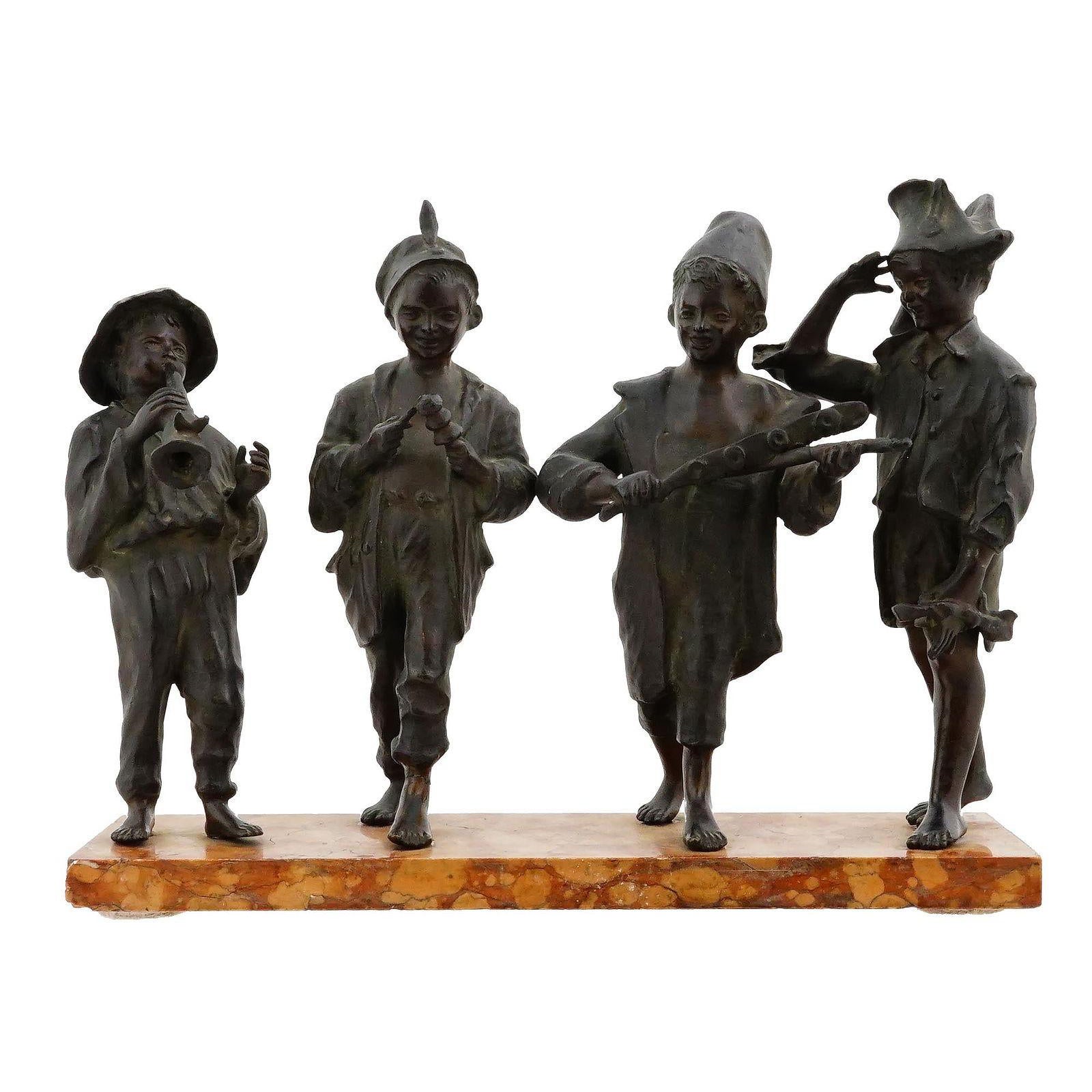 Escultura figurativa italiana de gelatina según Francesco de Matteis en venta