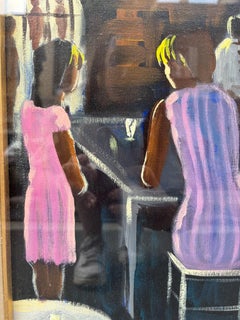 Italian Figurative Oil Painting on Canvas by Eliano Fantuzzi, 1970s