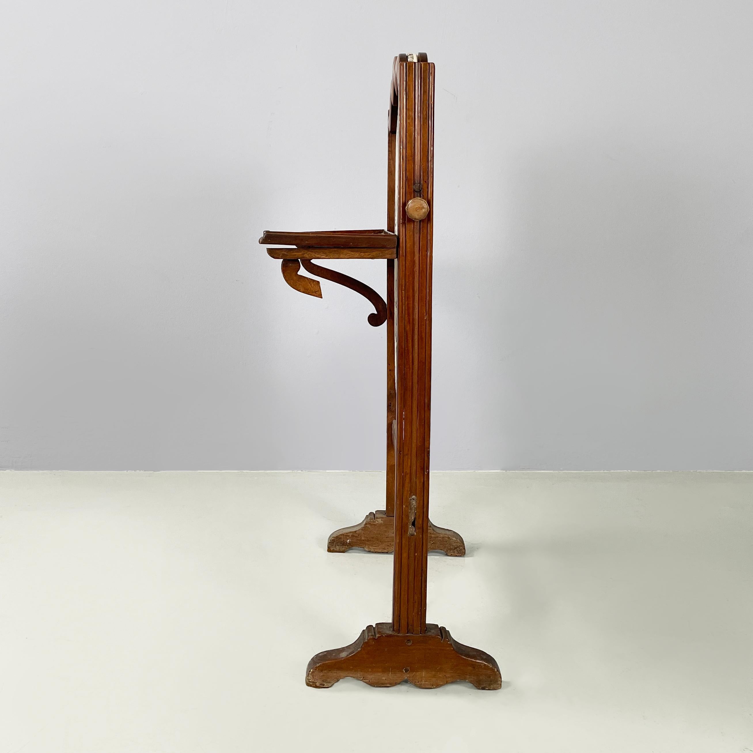 Paravento italiano in tessuto e legno in bianco e nero, inizio 1900 In condizioni buone in vendita a MIlano, IT