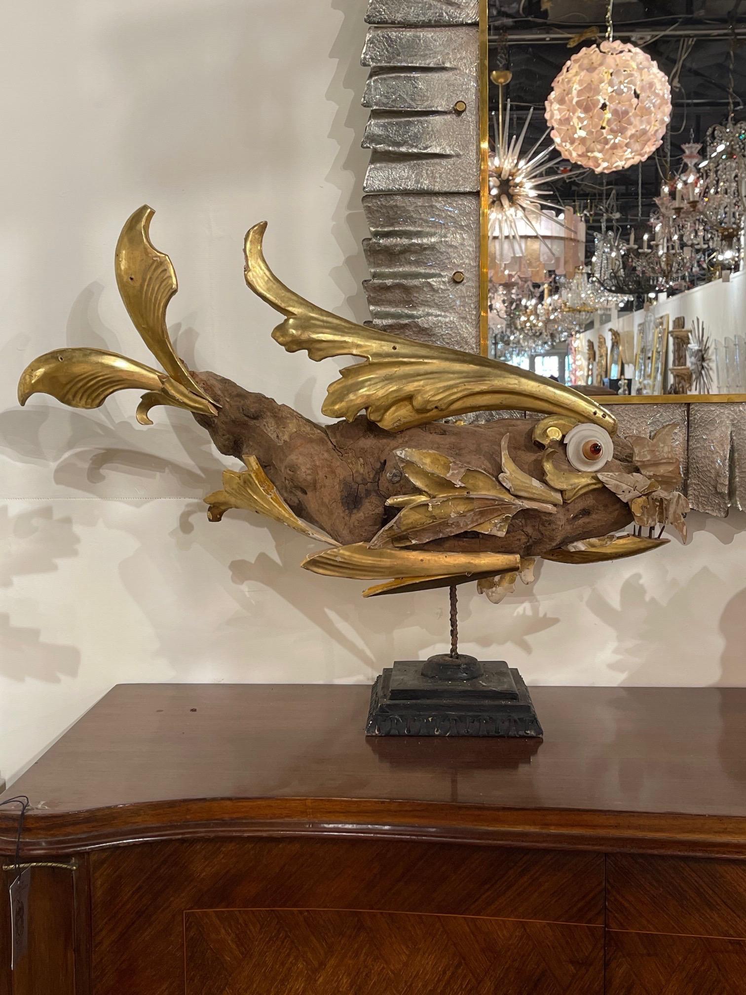 Italian Fish Sculpture Made of 18th and 19th Century Fragments For Sale 2