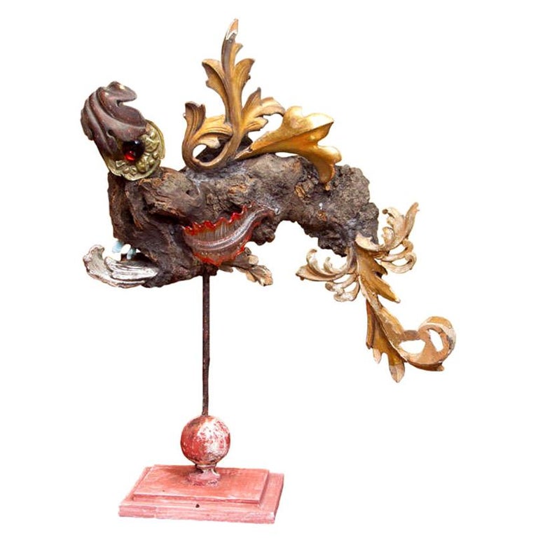 Italian Fish Sculpture Made of 18th and 19th Century Fragments For Sale