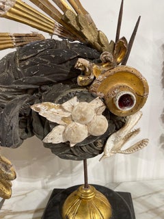 Italian Fish Sculpture Made of Fragments from the 18th and 19th Century