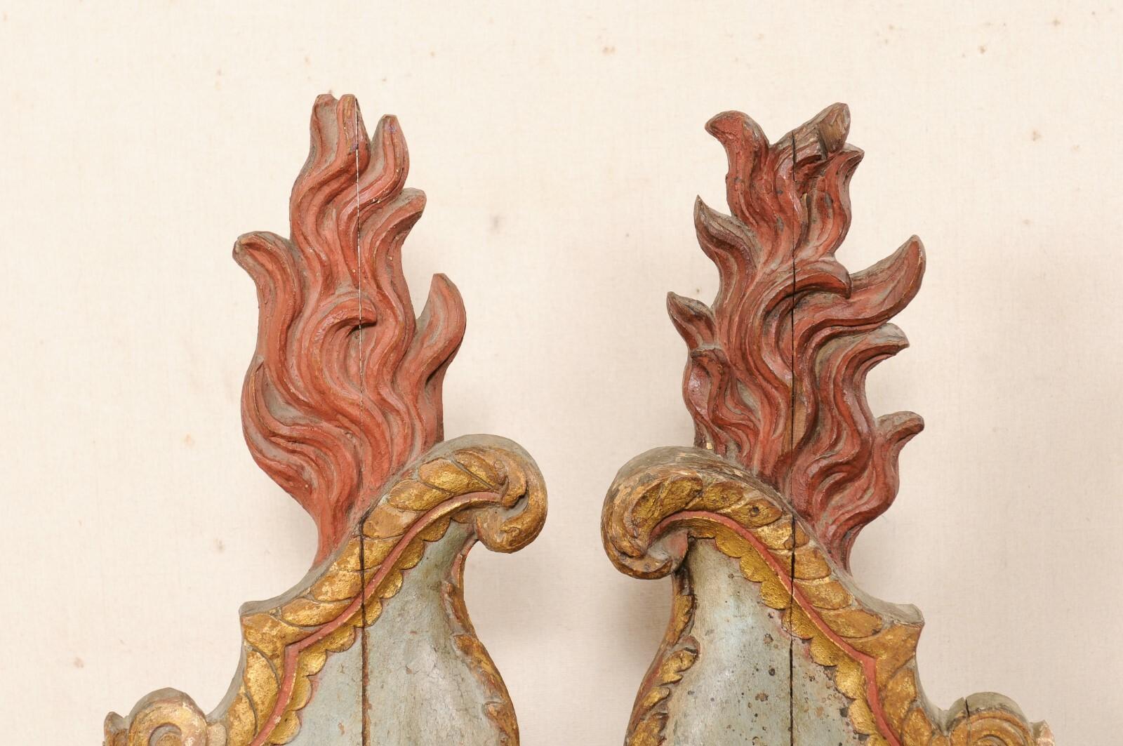 Italian Flame Fragment Decorations For Sale 4