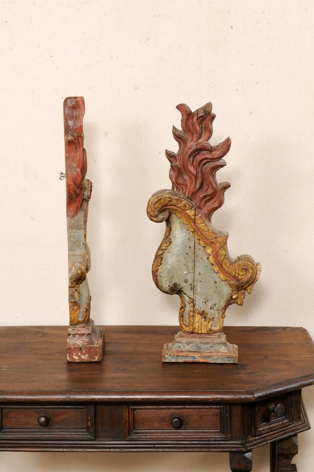 Italian Flame Fragment Decorations For Sale 1