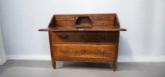 Italian Flap Sideboard in solid walnut , Louis XVI period, Parma 1760
