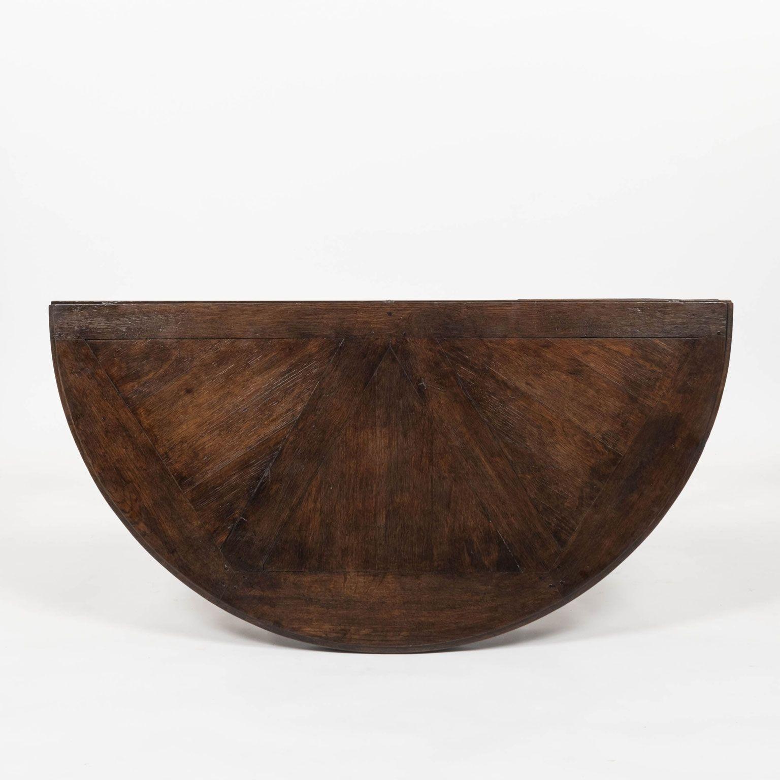 Italian Flip Top Marquetry Table For Sale 4
