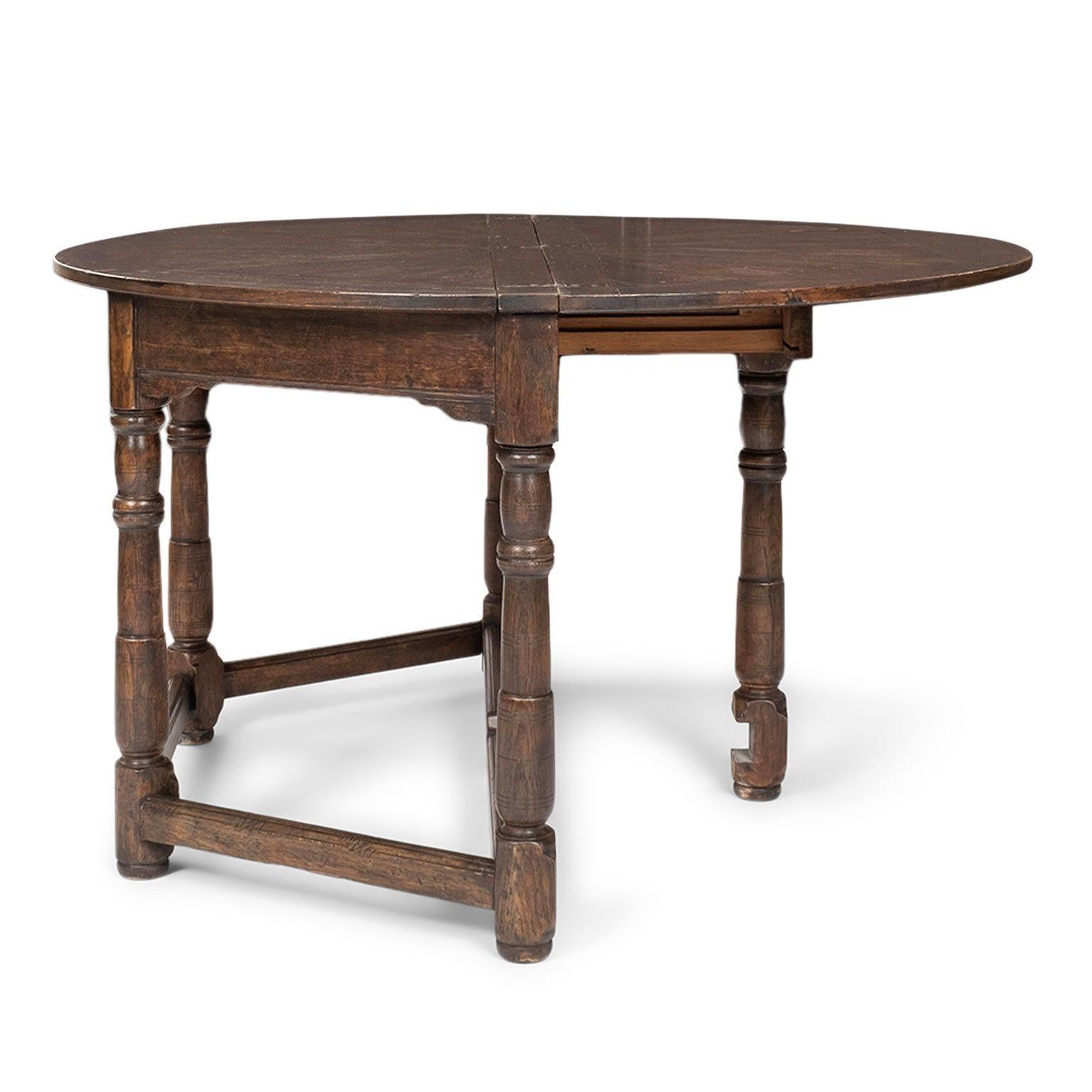 Italian Flip Top Marquetry Table For Sale 7
