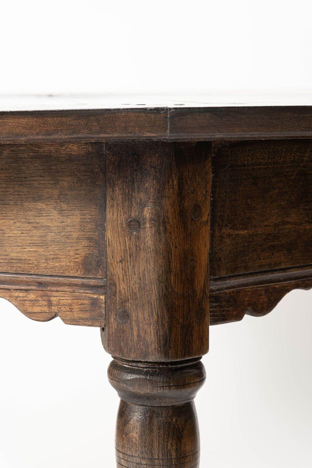 Italian Flip Top Marquetry Table For Sale 8