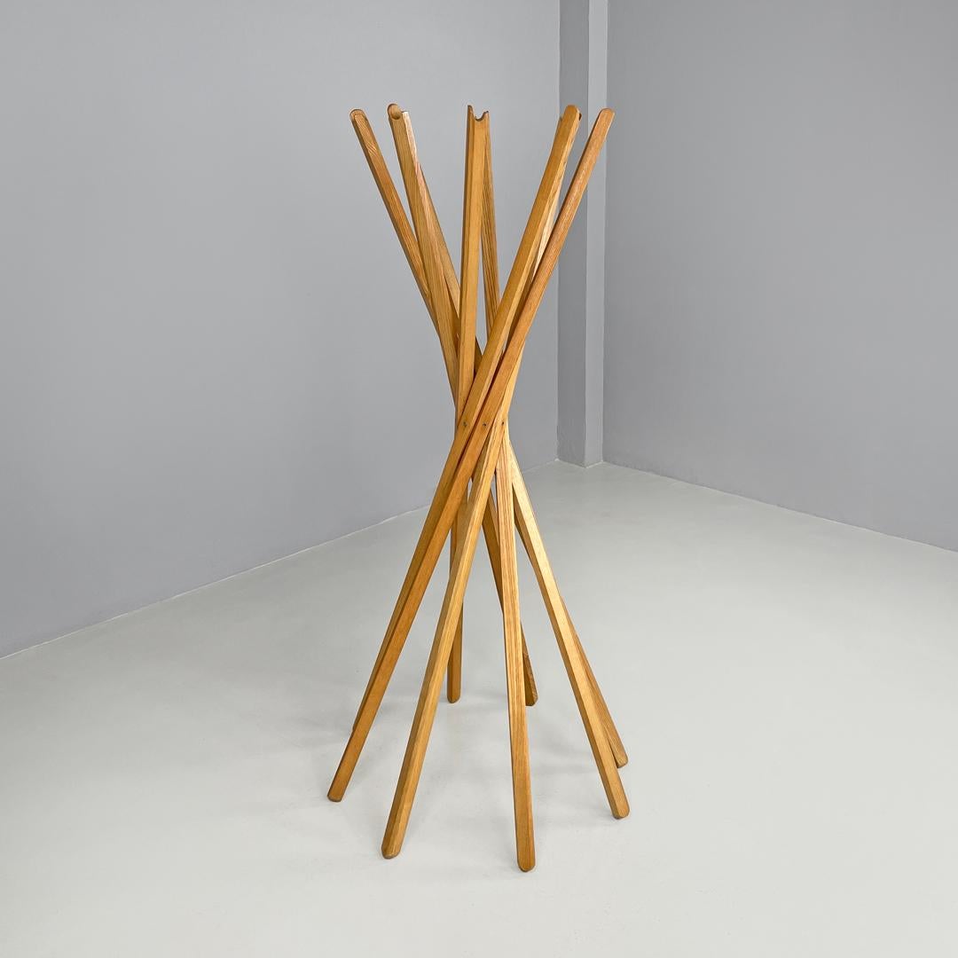 Modern Italian floor coat stand Sciangai by De Pas D'Urbino Lomazzi for Zanotta, 1970s