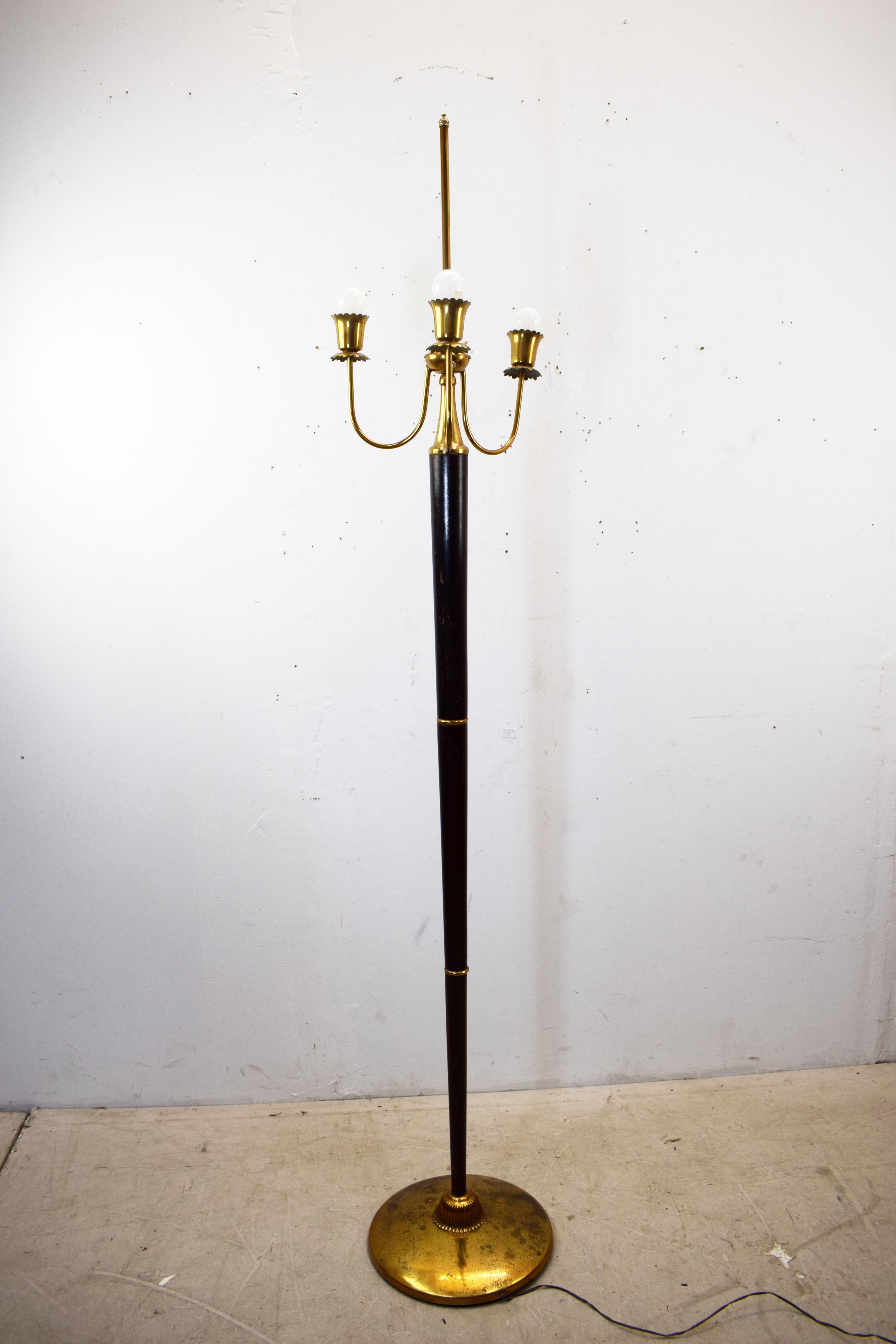 Lampada da terra italiana, anni '50 in vendita 3