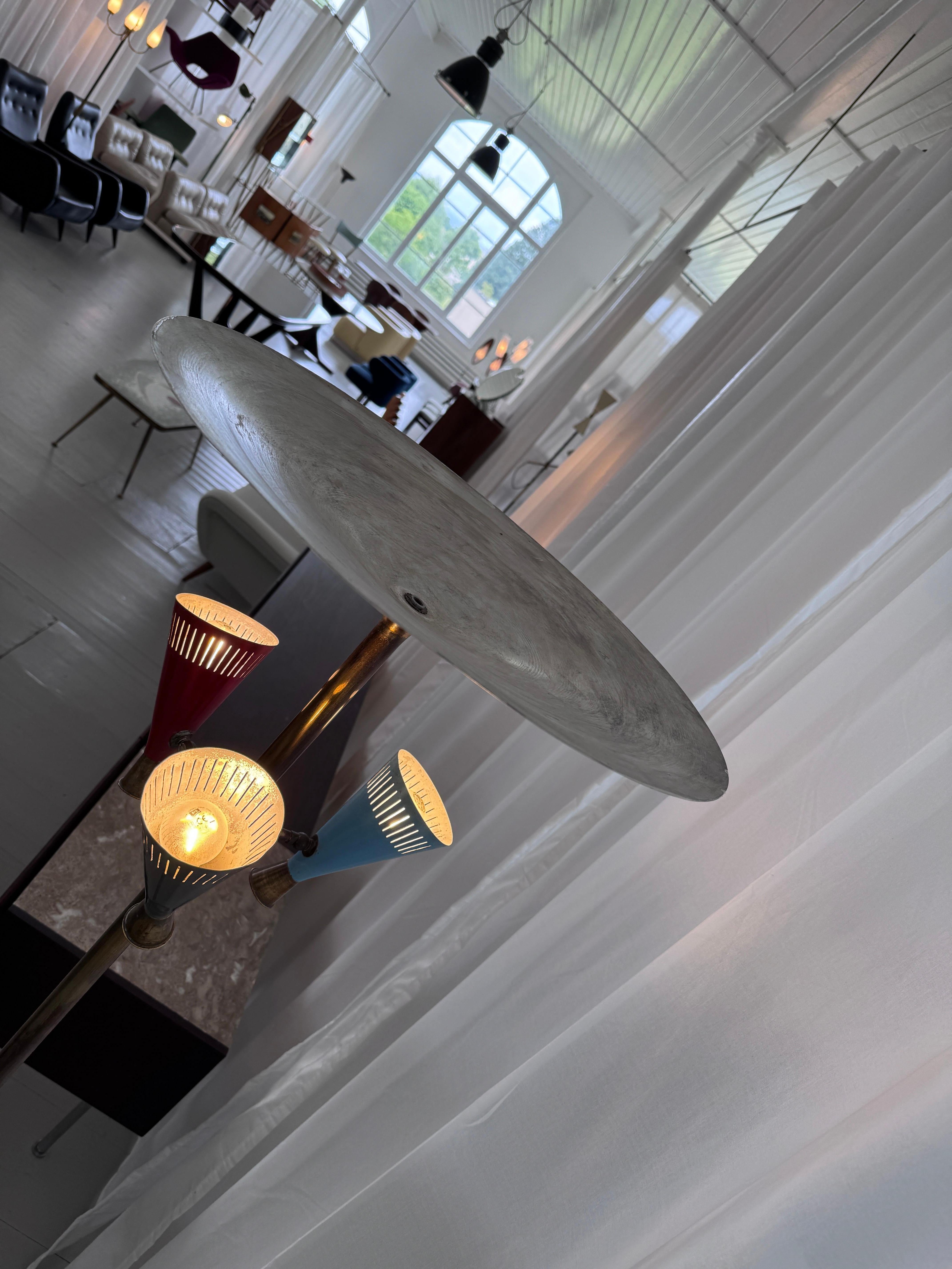 Lampadaire italien des années 1950. en vente 6
