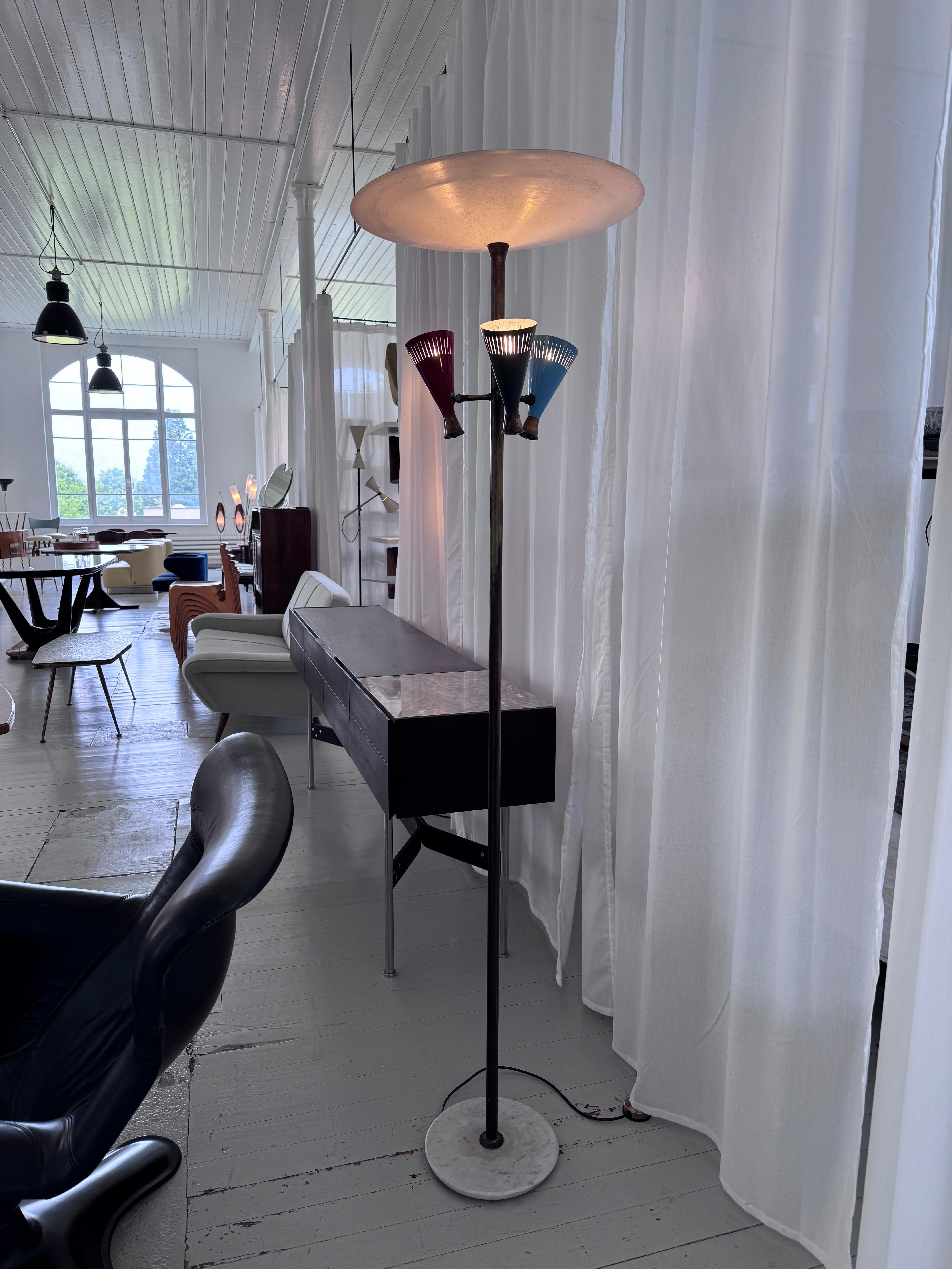 Lampadaire italien des années 1950. en vente 3