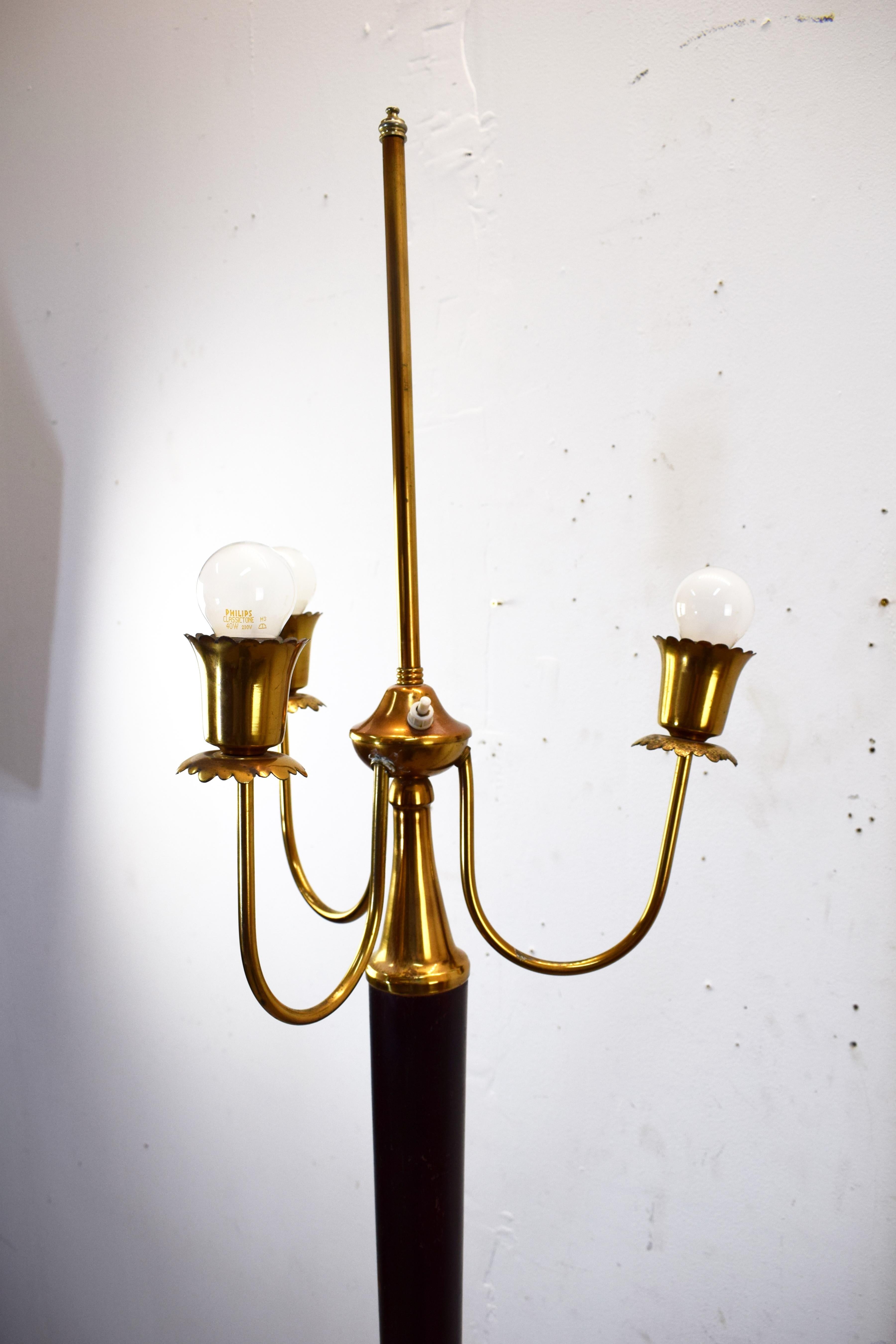 Lampadaire italien, années 1950 en vente 3