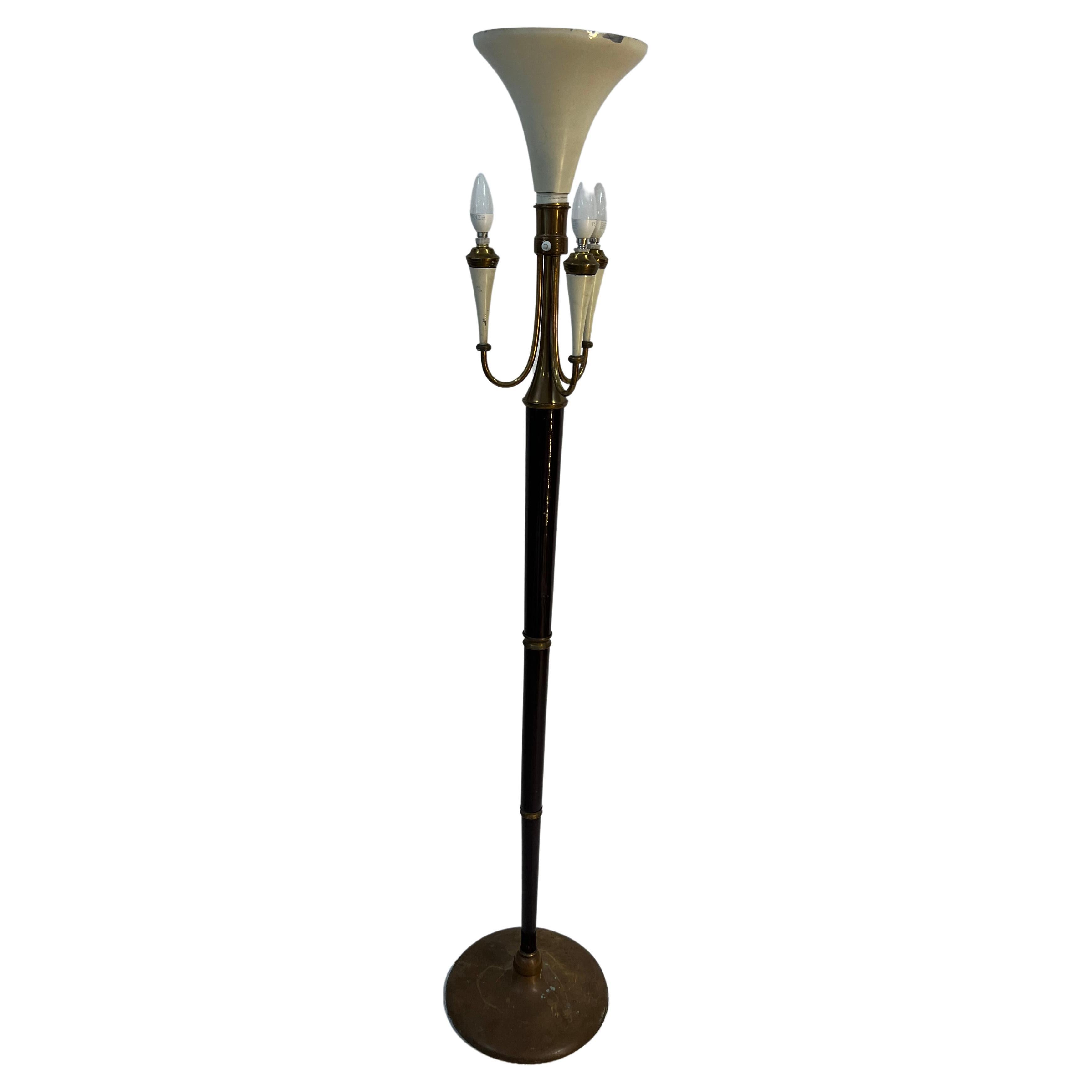 Italian Floor Lamp, 1950s For Sale